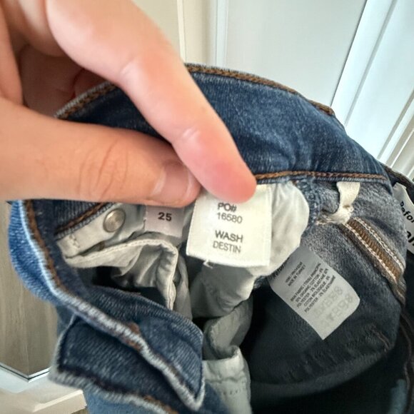 Reformation Harper High Rise Skinny Jeans in Destin Size 25 Color Blue - Picture 4 of 6